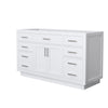 Custom image for White with Brushed Nickel Trim / No Mirror