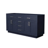 Custom image for Dark Blue with Brushed Nickel Trim / No Mirror
