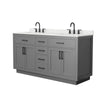 Custom image for Dark Gray with Matte Black Trim / Giotto Quartz / No Mirror