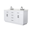 Custom image for White with Matte Black Trim / Giotto Quartz / No Mirror