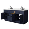 Custom image for Dark Blue with Matte Black Trim / Giotto Quartz / No Mirror