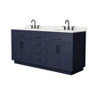 Custom image for Dark Blue with Matte Black Trim / Giotto Quartz / No Mirror