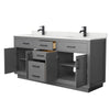 Custom image for Dark Gray with Matte Black Trim / Giotto Quartz / No Mirror