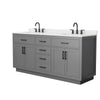 Custom image for Dark Gray with Matte Black Trim / Giotto Quartz / No Mirror