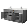Custom image for Dark Gray with Brushed Nickel Trim / Giotto Quartz / No Mirror