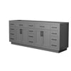 Custom image for Dark Gray with Matte Black Trim / No Mirror