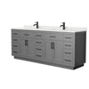 Custom image for Dark Gray with Matte Black Trim / Giotto Quartz / No Mirror