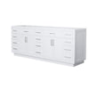 Custom image for White with Brushed Nickel Trim / No Mirror