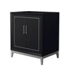 Custom image for Black with Brushed Nickel Trim / No Mirror