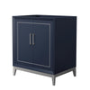 Custom image for Dark Blue with Brushed Nickel Trim / No Mirror