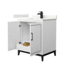 Custom image for White with Matte Black Trim / Giotto Quartz / No Mirror