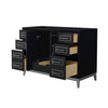 Custom image for Black with Brushed Nickel Trim / No Mirror
