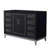 Custom image for Black with Brushed Nickel Trim / No Mirror