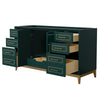 Custom image for Green with Satin Bronze Trim / No Mirror