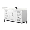 Custom image for White with Matte Black Trim / Giotto Quartz / No Mirror