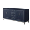 Custom image for Dark Blue with Brushed Nickel Trim / No Mirror