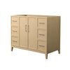 Custom image for White Oak with Brushed Nickel Trim / No Mirror