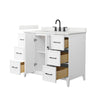 Custom image for White with Matte Black Trim / Giotto Quartz / No Mirror