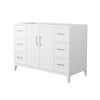 Custom image for White with Brushed Nickel Trim / No Mirror