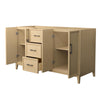 Custom image for White Oak with Matte Black Trim / No Mirror
