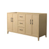 Custom image for White Oak with Matte Black Trim / No Mirror