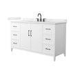 Custom image for White with Matte Black Trim / Giotto Quartz / No Mirror