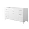 Custom image for White with Brushed Nickel Trim / No Mirror