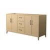 Custom image for White Oak with Matte Black Trim / No Mirror