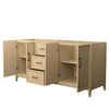 Custom image for White Oak with Matte Black Trim / No Mirror