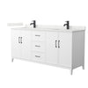 Custom image for White with Matte Black Trim / Giotto Quartz / No Mirror