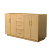 Custom image for Light Oak with Brushed Nickel Trim / No Mirror
