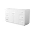 Custom image for White with Matte Black Trim / No Mirror