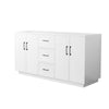 Custom image for White with Matte Black Trim / No Mirror