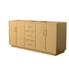Custom image for Light Oak with Brushed Nickel Trim / No Mirror