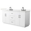 Custom image for White with Matte Black Trim / Giotto Quartz / No Mirror