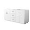 Custom image for White with Brushed Nickel Trim / No Mirror