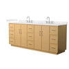 Custom image for Light Oak with Brushed Nickel Trim / Carrara Cultured Marble / No Mirror