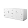 Custom image for White with Matte Black Trim / No Mirror