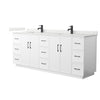 Custom image for White with Matte Black Trim / Giotto Quartz / No Mirror