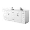 Custom image for White with Matte Black Trim / Giotto Quartz / No Mirror