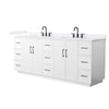 Custom image for White with Matte Black Trim / White Quartz / No Mirror