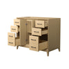 Custom image for White Oak with Matte Black Trim / No Mirror