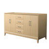 Custom image for White Oak with Brushed Nickel Trim / No Mirror