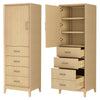 Custom image for White Oak with Brushed Nickel Trim