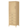 Custom image for White Oak with Brushed Nickel Trim