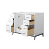 Custom image for White with Brushed Nickel Trim / No Mirror