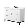 Custom image for White with Matte Black Trim / Giotto Quartz / No Mirror