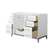 Custom image for White with Brushed Nickel Trim / No Mirror