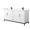 Custom image for White with Matte Black Trim / Giotto Quartz / No Mirror