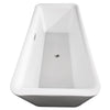 Custom image for White with Polished Chrome Trim / 68.88